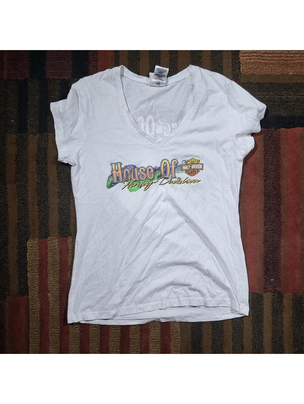 Harley-Davidson House of Harley Anchorage Alaska White Tee